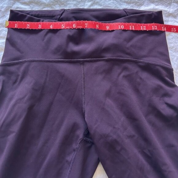 Lululemon Train Times Crop (17”) – Size 8 – Black Cherry or Garnet - Picture 7 of 11